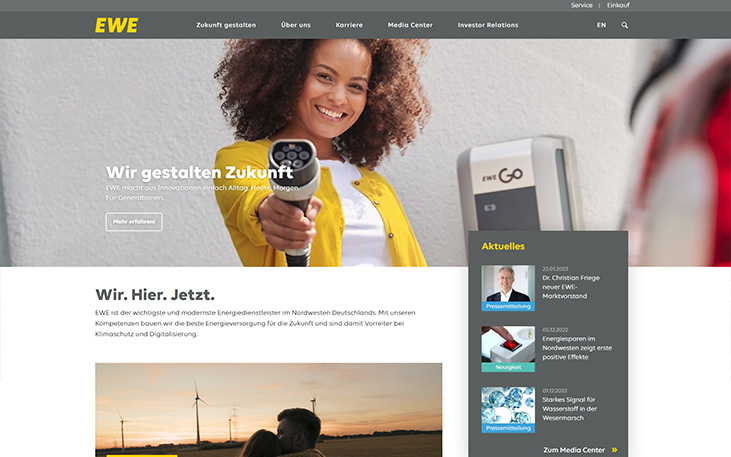 Websites & Konzernportal
